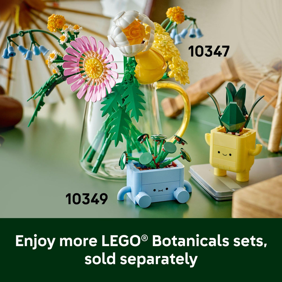LEGO Botanicals Happy Plants Building Set 10349
