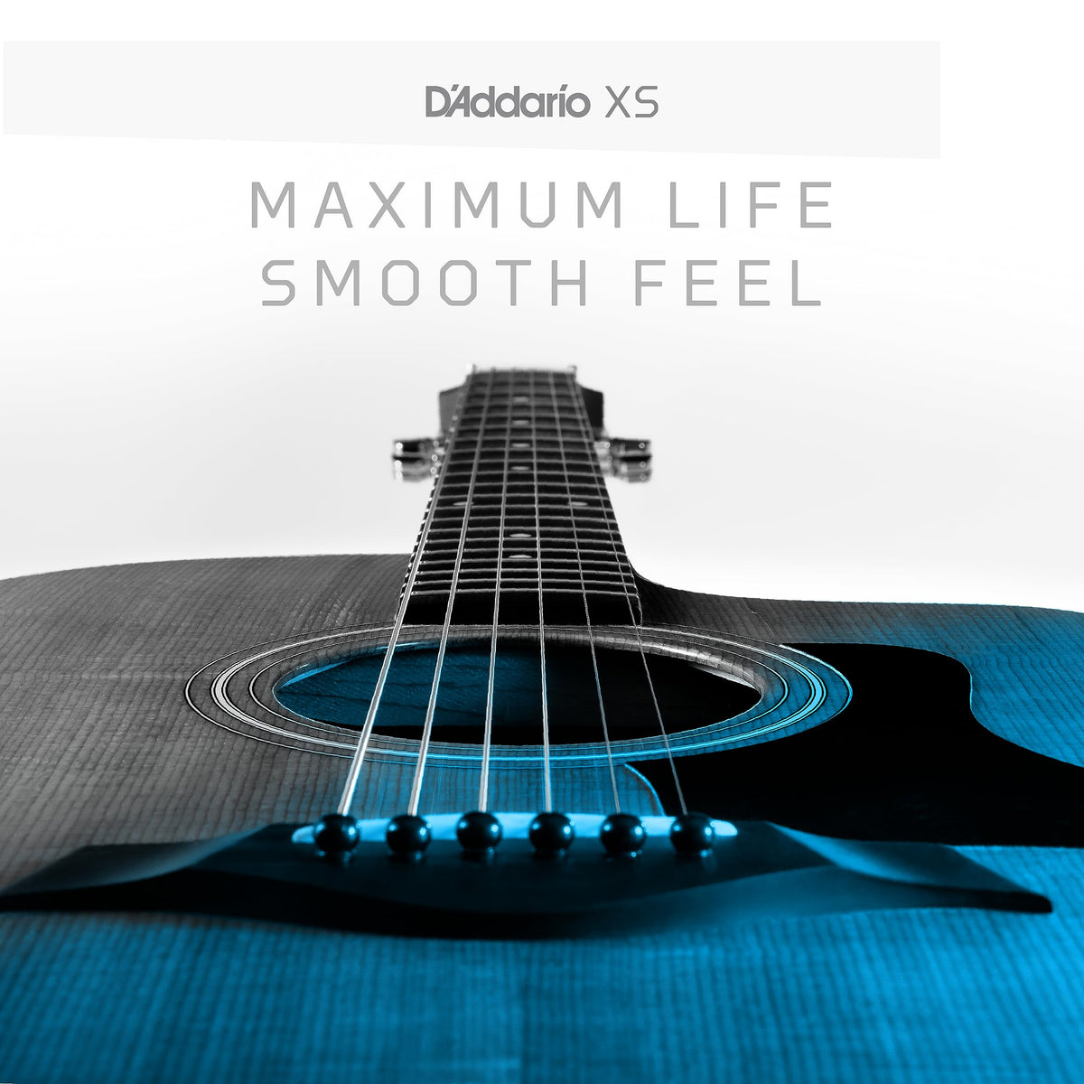 D'Addario XS Phosphor Bronze Acoustic Guitar Strings, Light 12-53