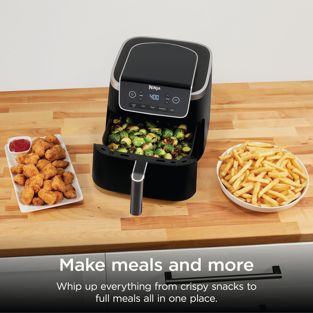 Ninja Air Fryer Pro 5-in-1, 5 QT, Grey, AF142C