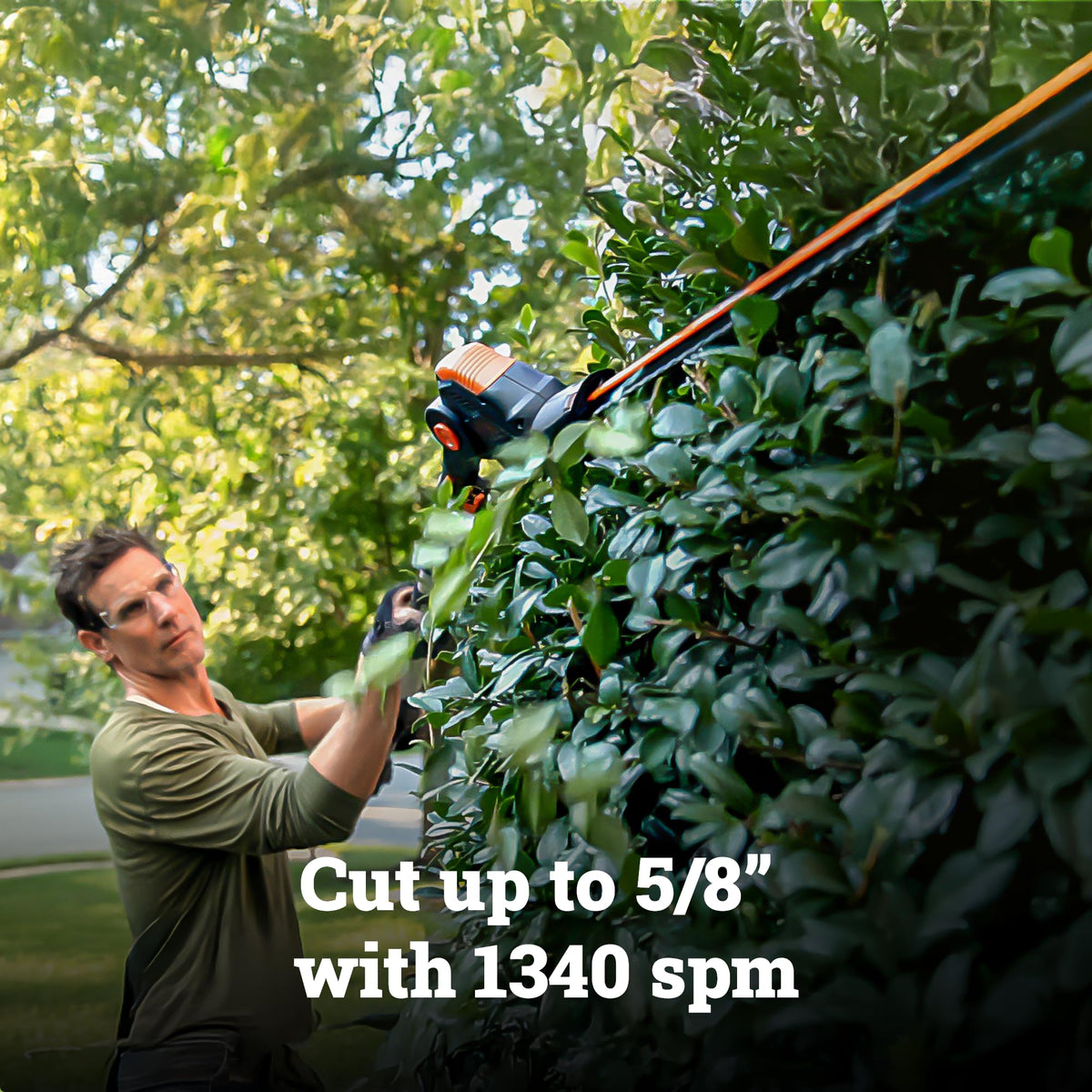 WORX WG252.9 20V 20" Cordless Hedge Trimmer