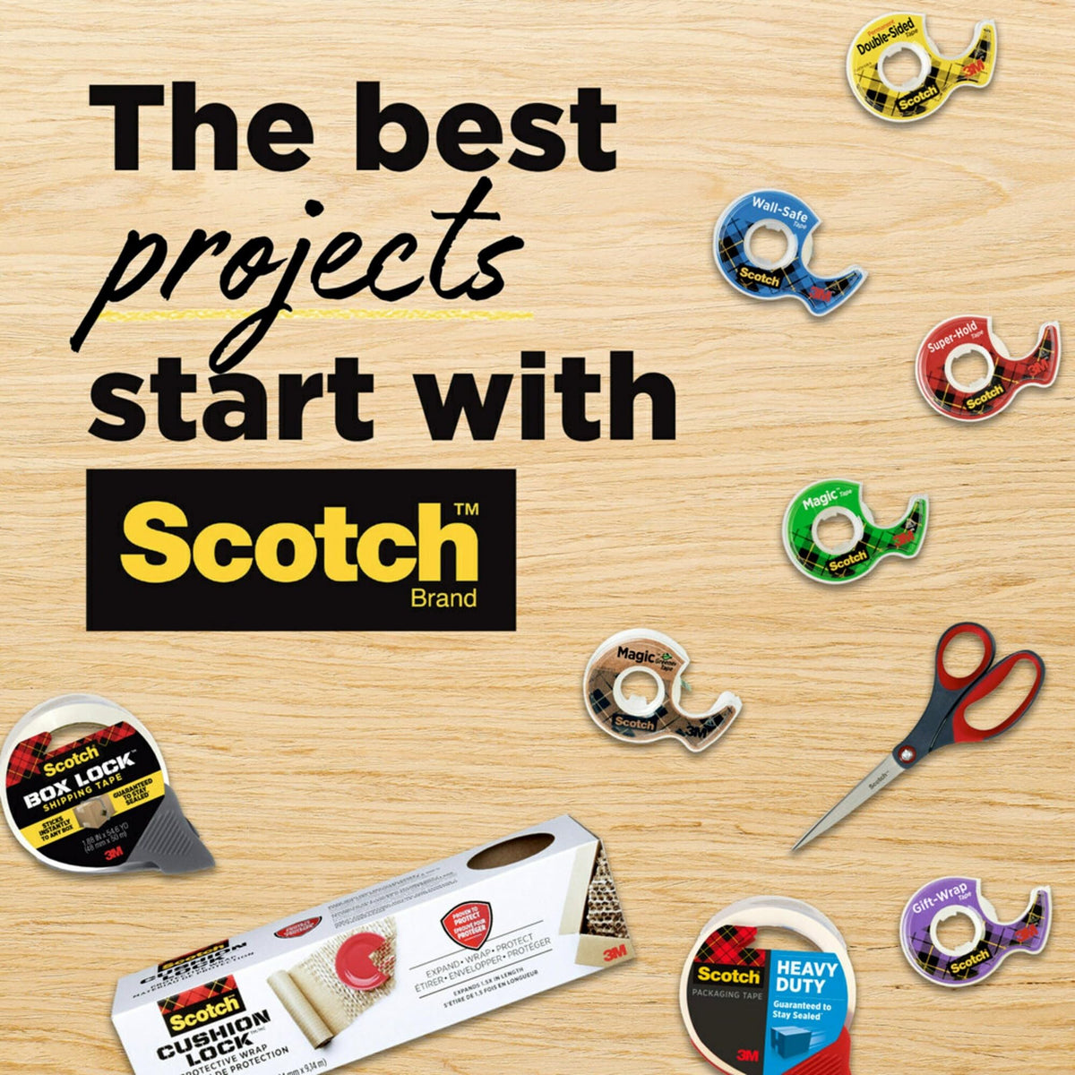 Scotch Magic Tape, 19 mm x 25.4 m, 8 Rolls
