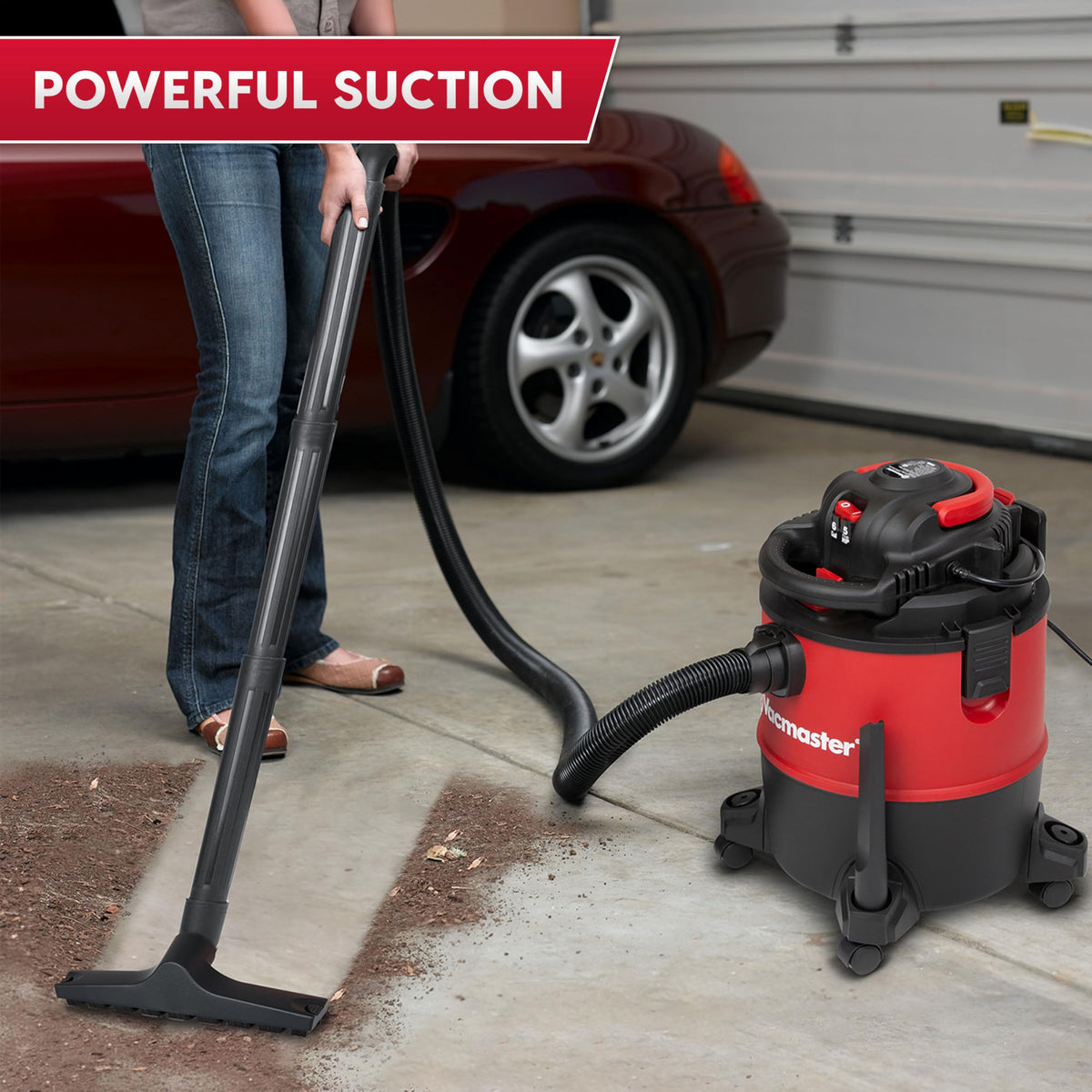 Vacmaster VBVB611PF 6 Gal Wet/Dry Vac with Detachable Blower