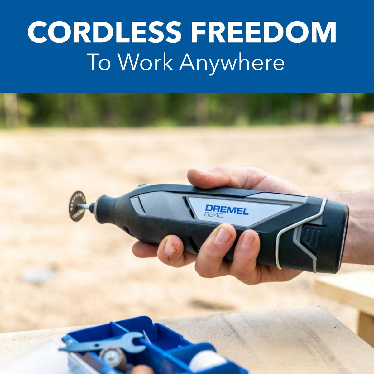 Dremel 8240-5 12V Cordless Rotary Tool Kit with 5 Accessories