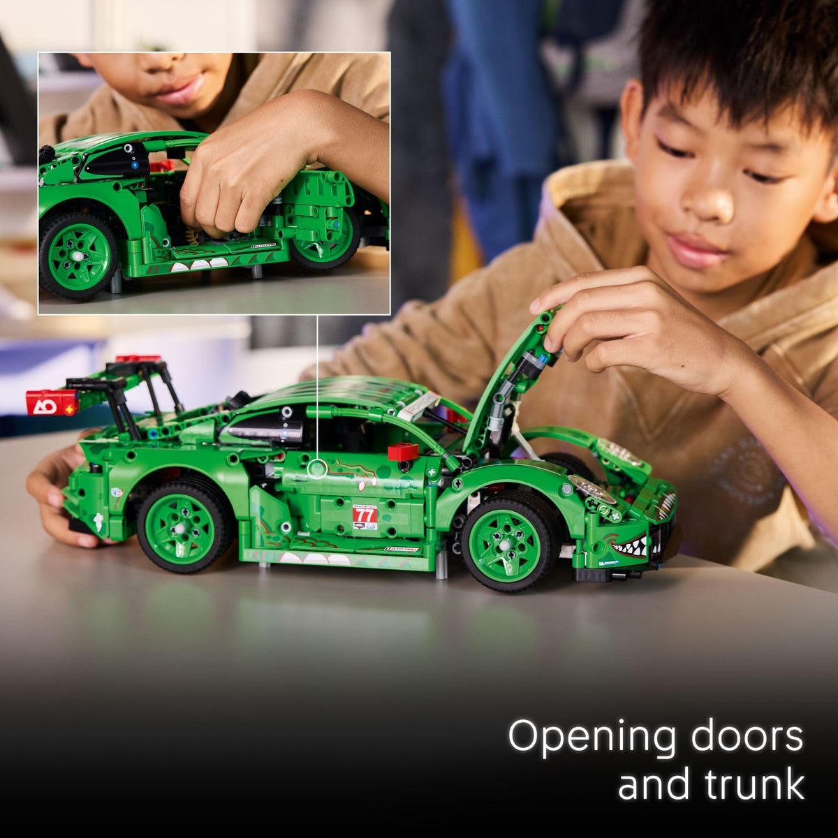 LEGO Technic Porsche 911 GT3 R Rexy AO Racing Car 42224, Ages 11+