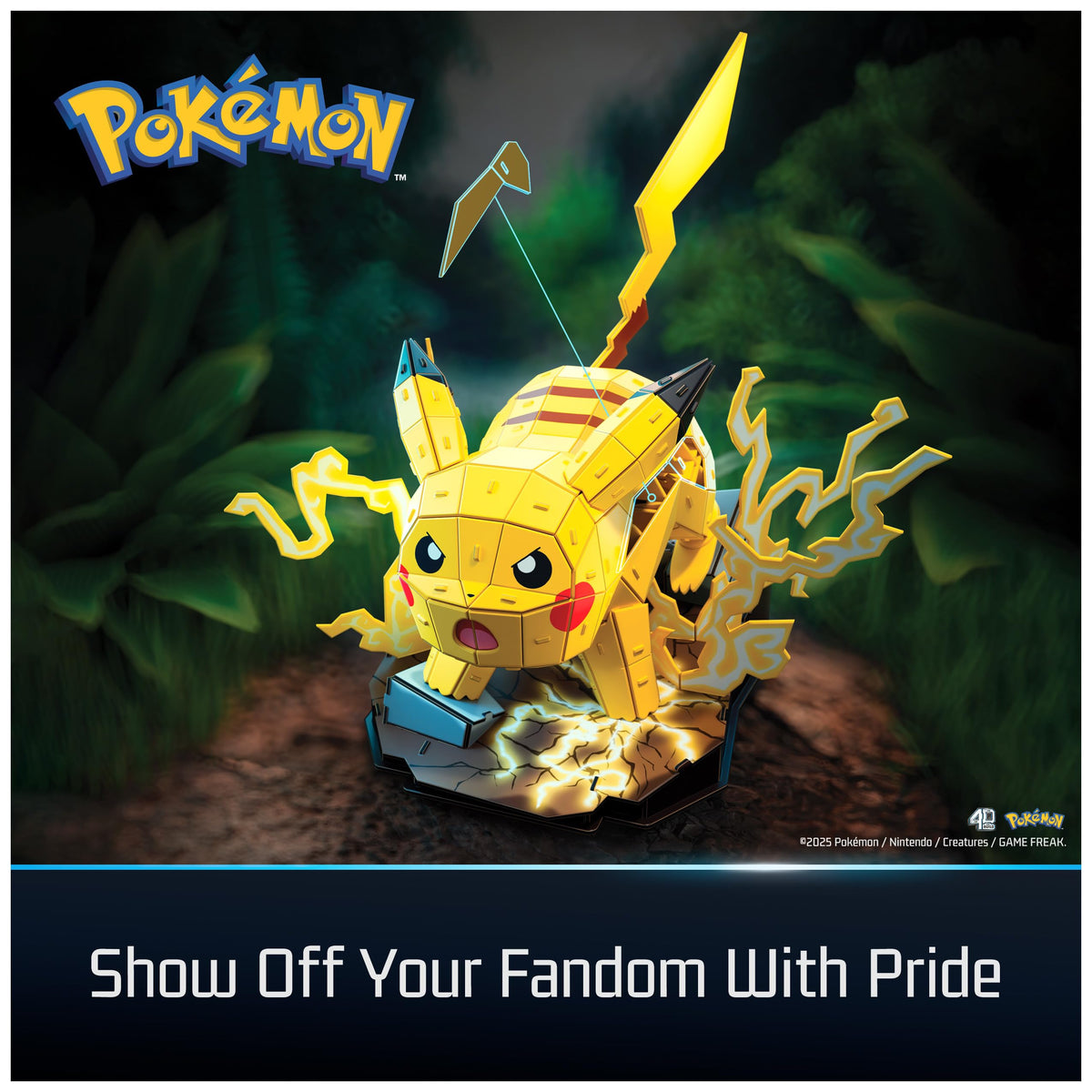 4D Build Pokémon Pikachu 3D Puzzle Model Kit