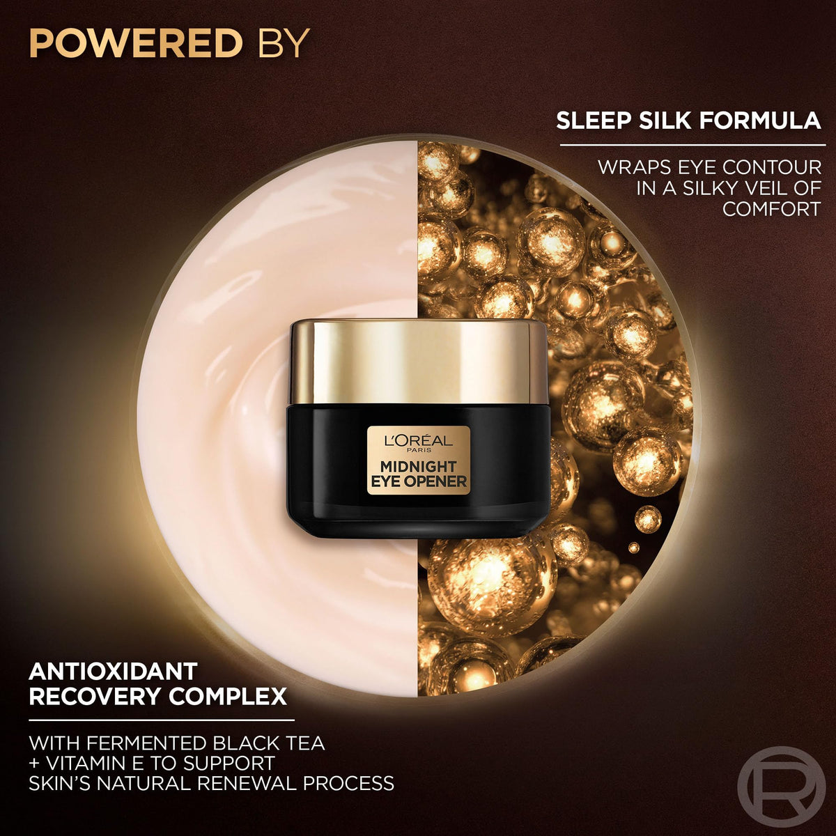 L'Oréal Paris Midnight Eye Cream, Age Perfect Cell Renewal, 15mL