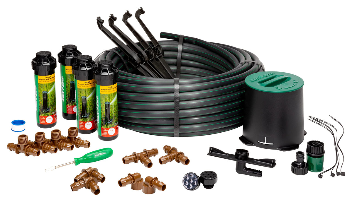 Rain Bird 32HE In-Ground Pro Rotor Sprinkler System Kit