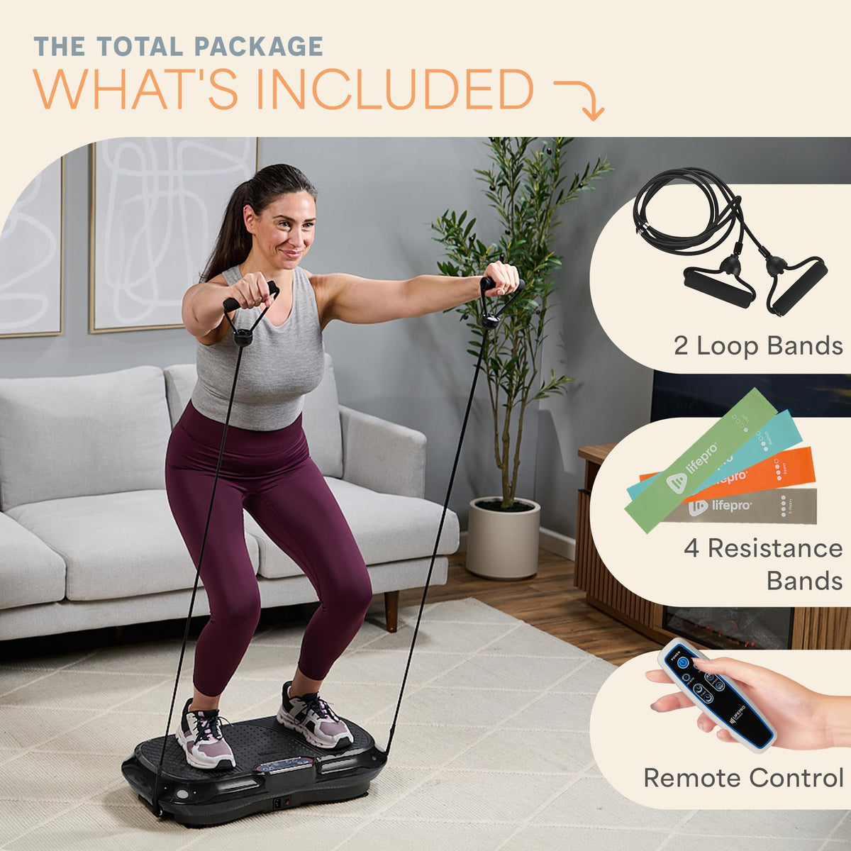 Lifepro Waver Vibration Plate Exercise Machine