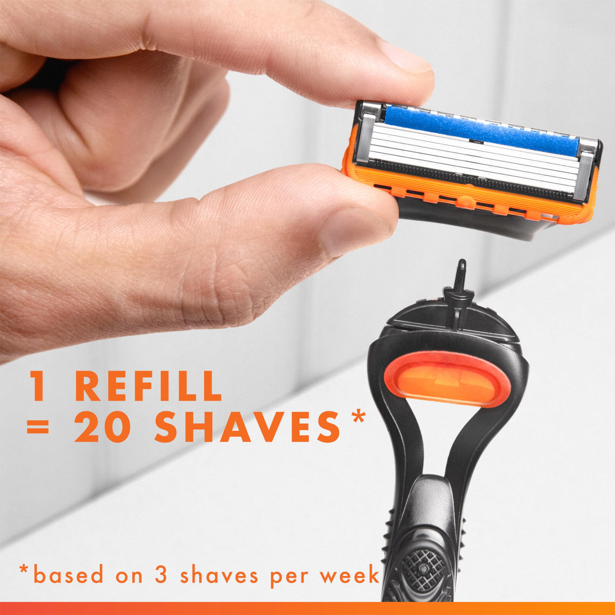 Gillette Fusion5 Men's Razor Blade Refills, 12 Count