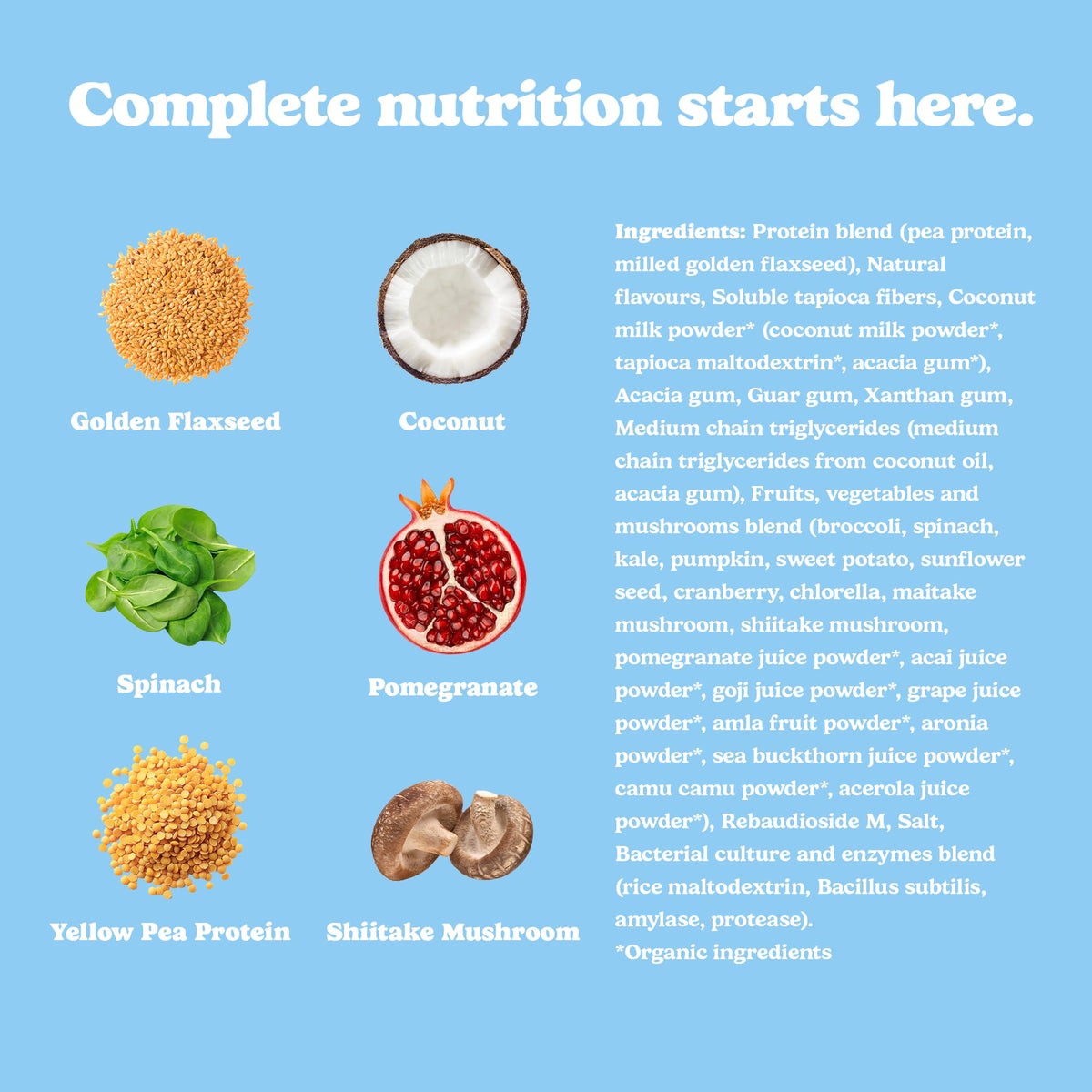 Good Protein Vegan Protein Powder, Vanilla Milkshake, 880 g