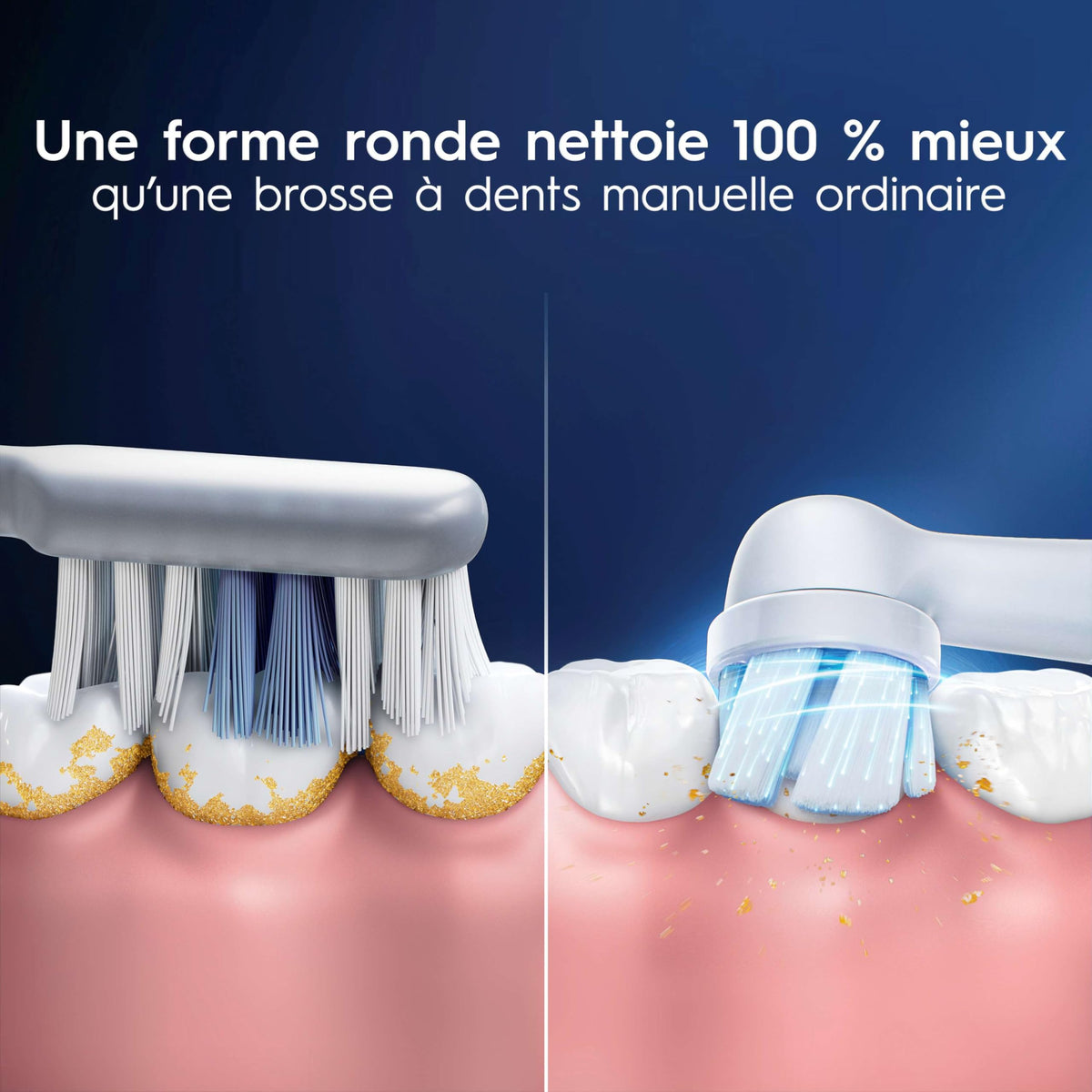 Oral-B iO Gentle Care Replacement Brush Heads, White (4 Count)