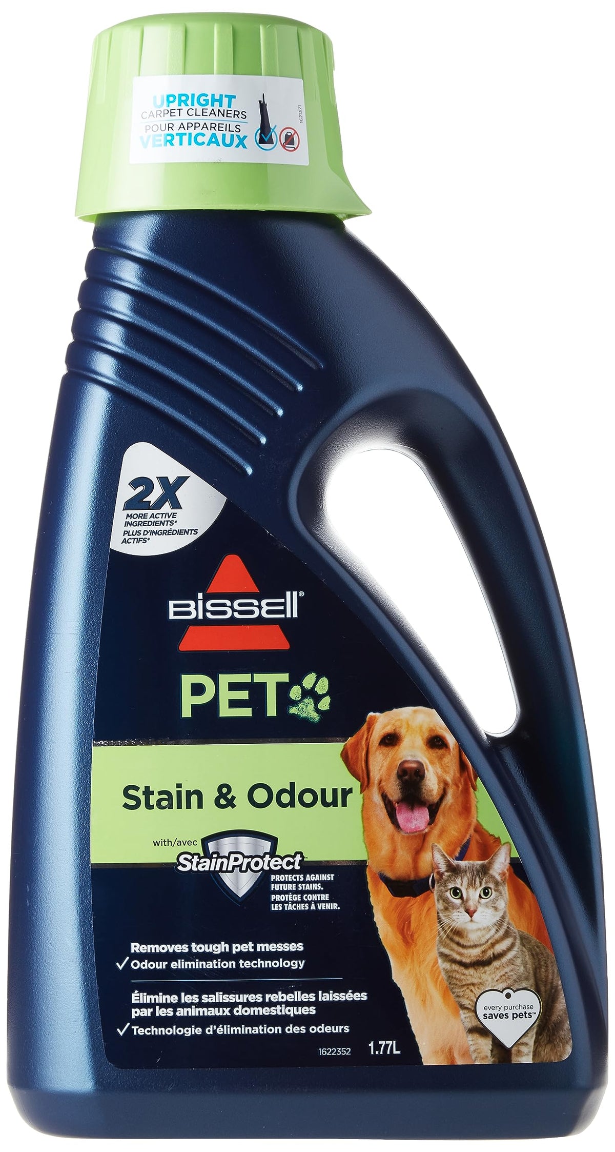 BISSELL Pet Stain & Odour Upright Carpet Formula, 60 oz, 99K5C