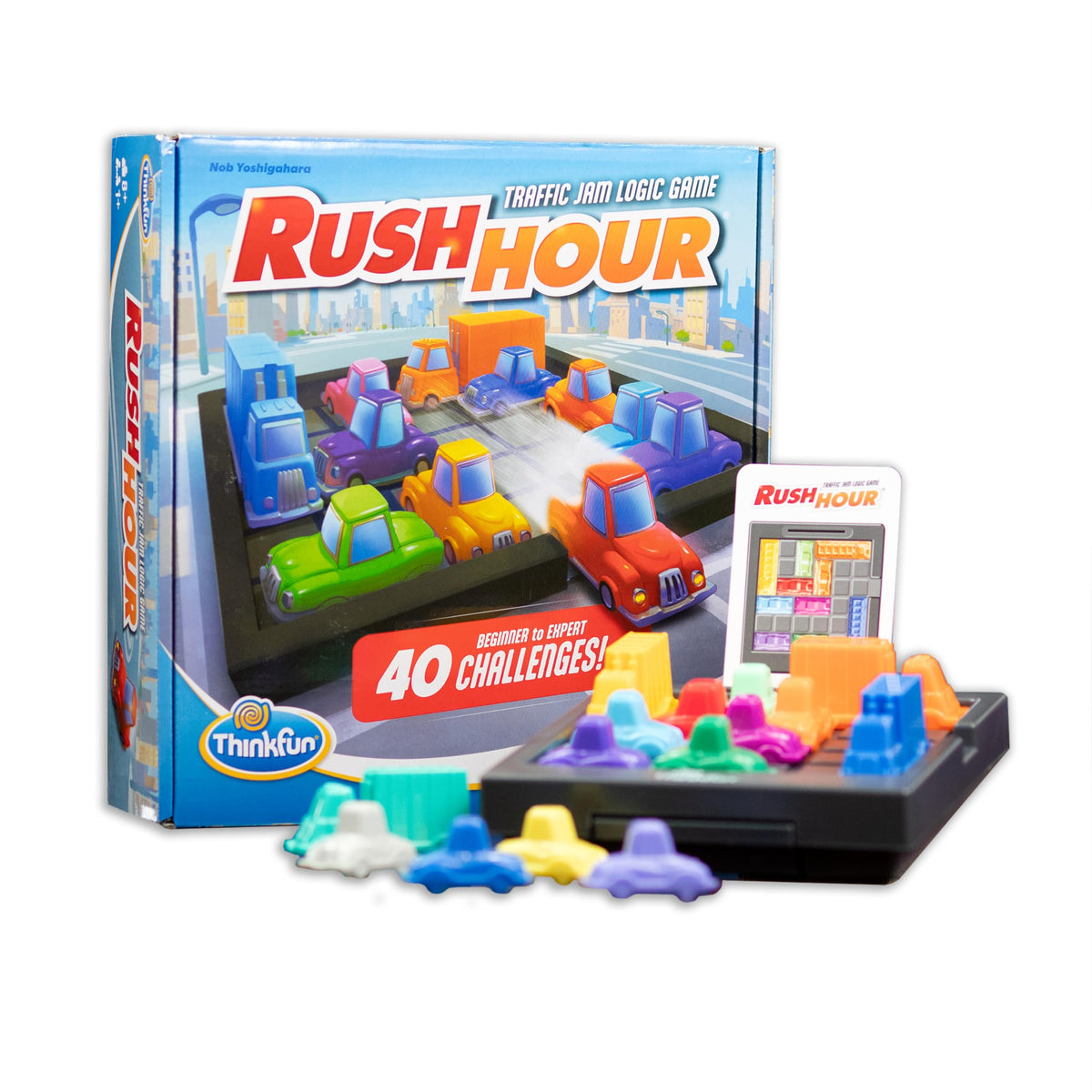 ThinkFun Rush Hour Traffic Jam Logic Game, Ages 8+