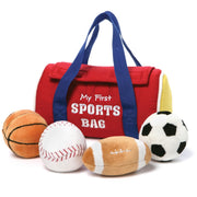 Baby GUND My First Sports Bag Plush Playset, 5 Piece, 8 in