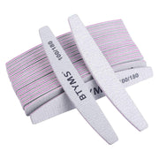 BTYMS Double-Sided Nail Files, 100/180 Grit, 25 Pieces