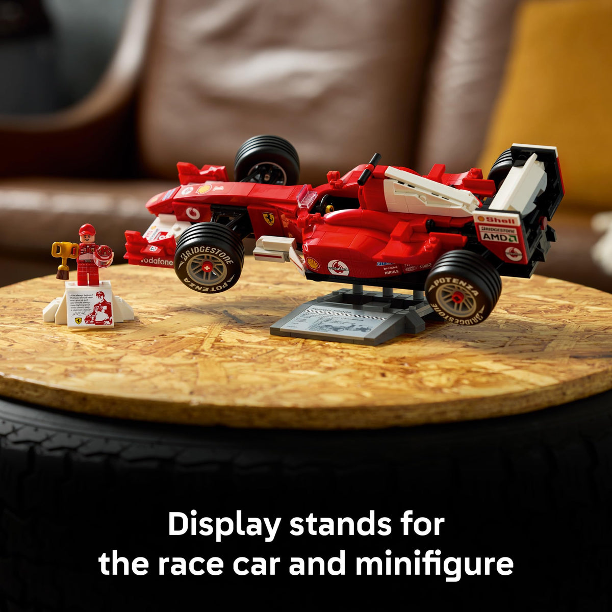 LEGO Icons Ferrari F2004 and Michael Schumacher Building Set, 11375