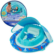 Swimways Infant Spring Float with Canopy, 3-9 Months, Shark