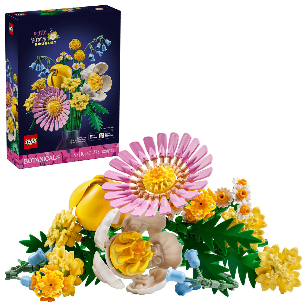 LEGO Botanicals Petite Sunny Bouquet Flower Set, 10347