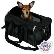 SHERPA Original Deluxe Airline Approved Pet Carrier, Medium, Black