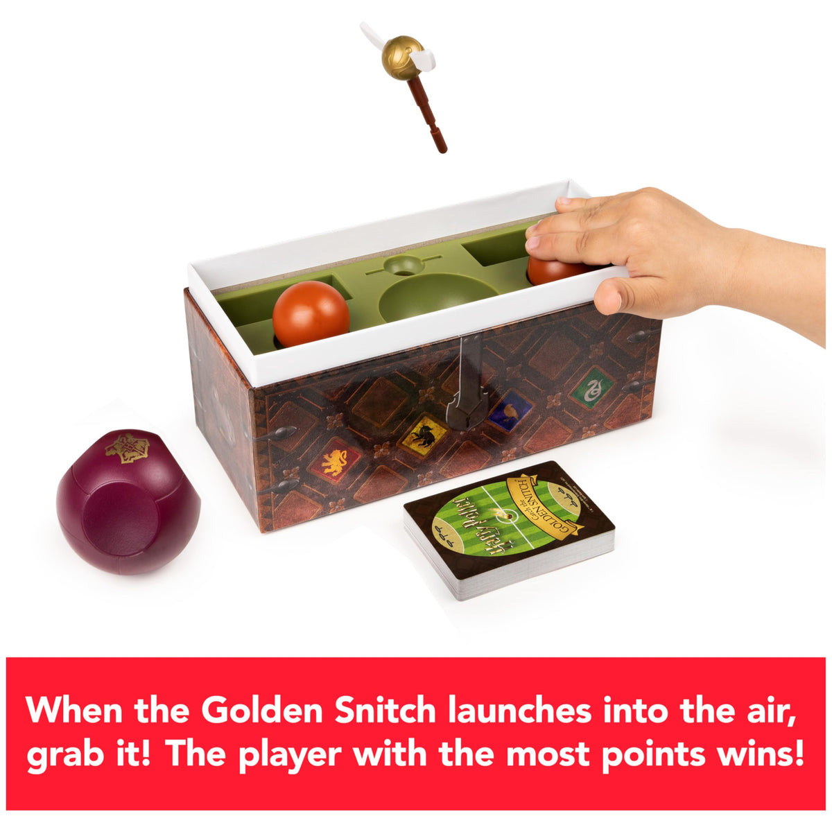 Harry Potter Catch the Golden Snitch Quidditch Board Game, Ages 8+