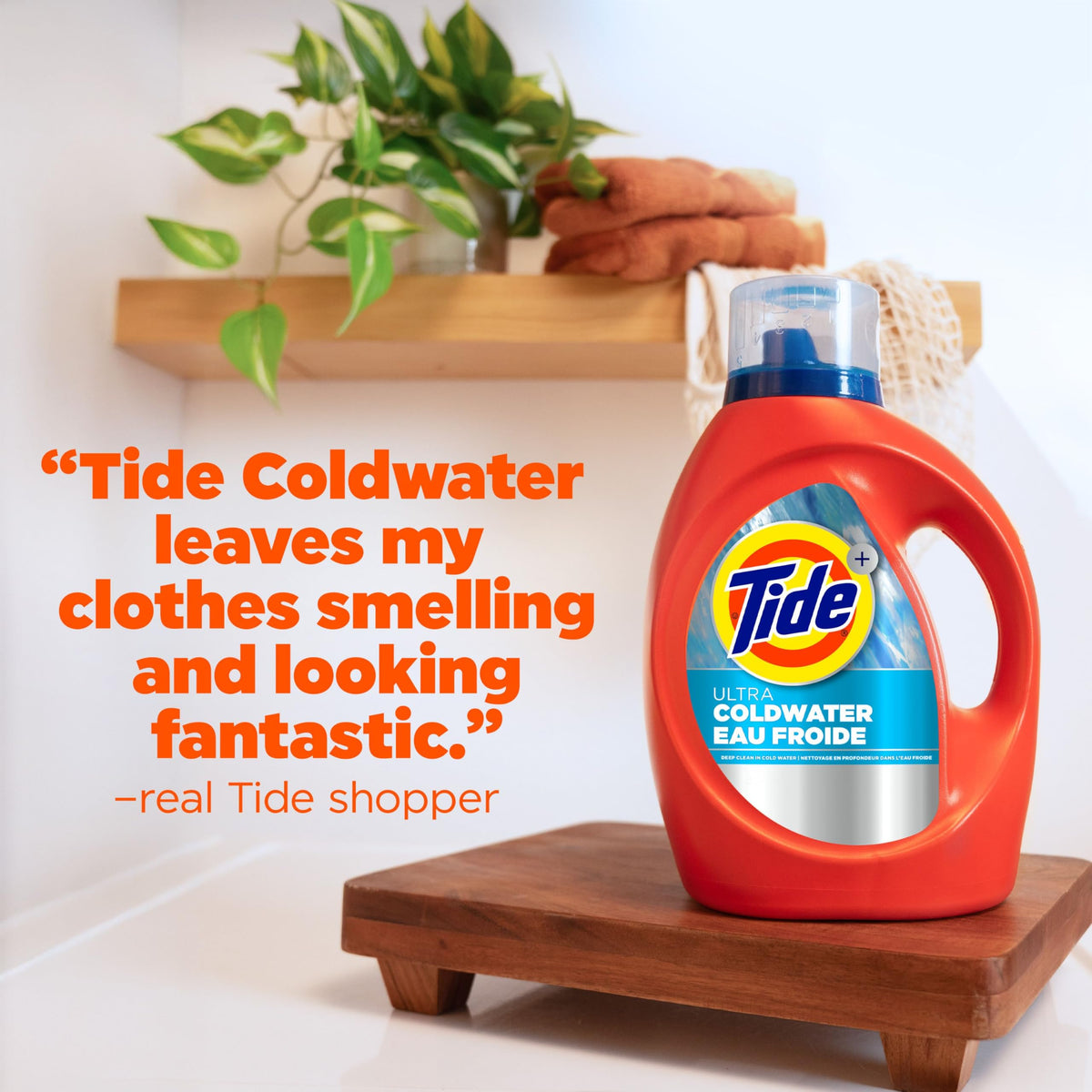 Tide Ultra Coldwater Liquid Laundry Detergent, Original, 3.46 L