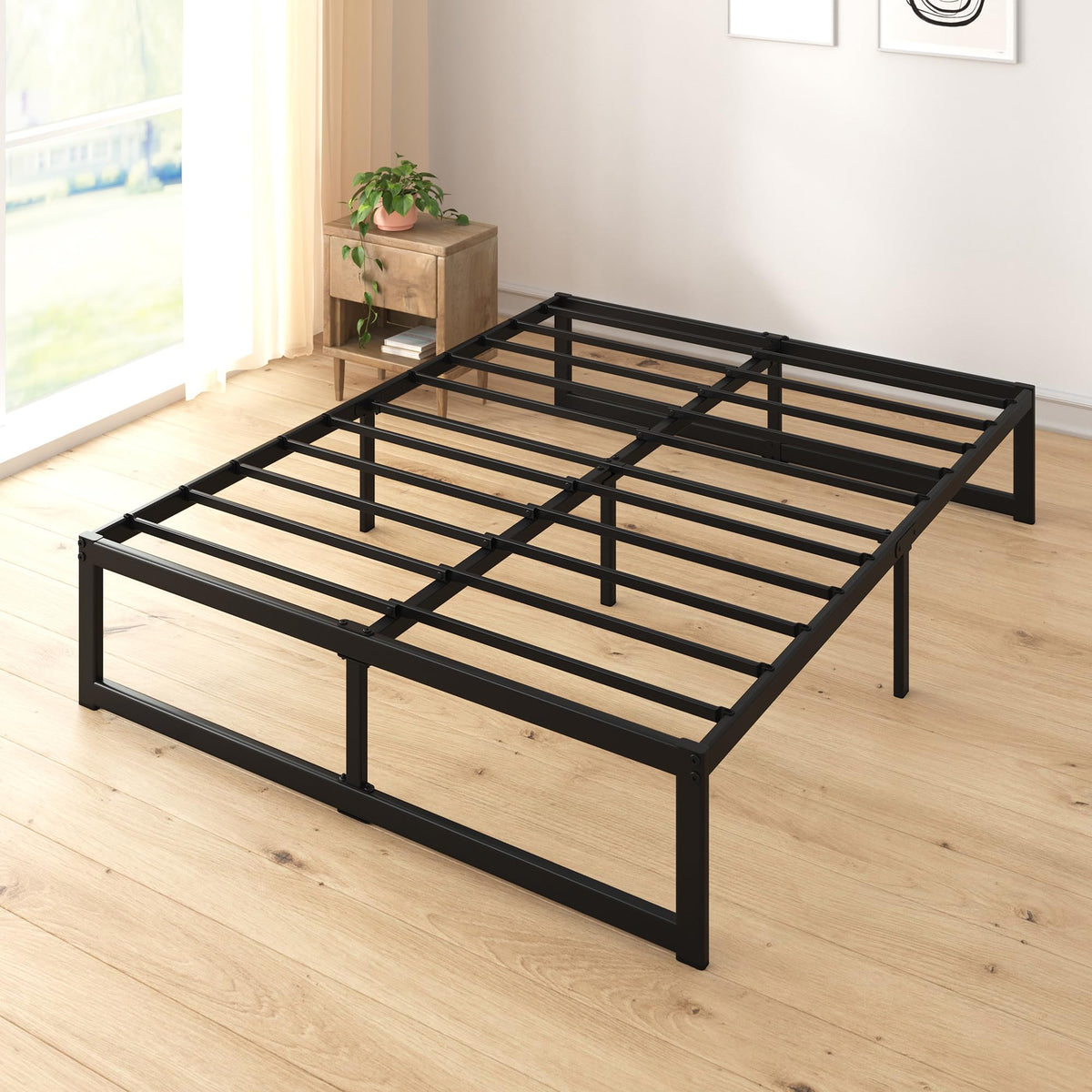 Zinus Abel Metal Platform Bed Frame, Full, 14 Inch