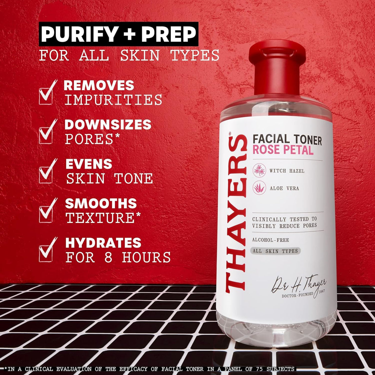 Thayers Rose Petal Witch Hazel Facial Toner, 355 ml