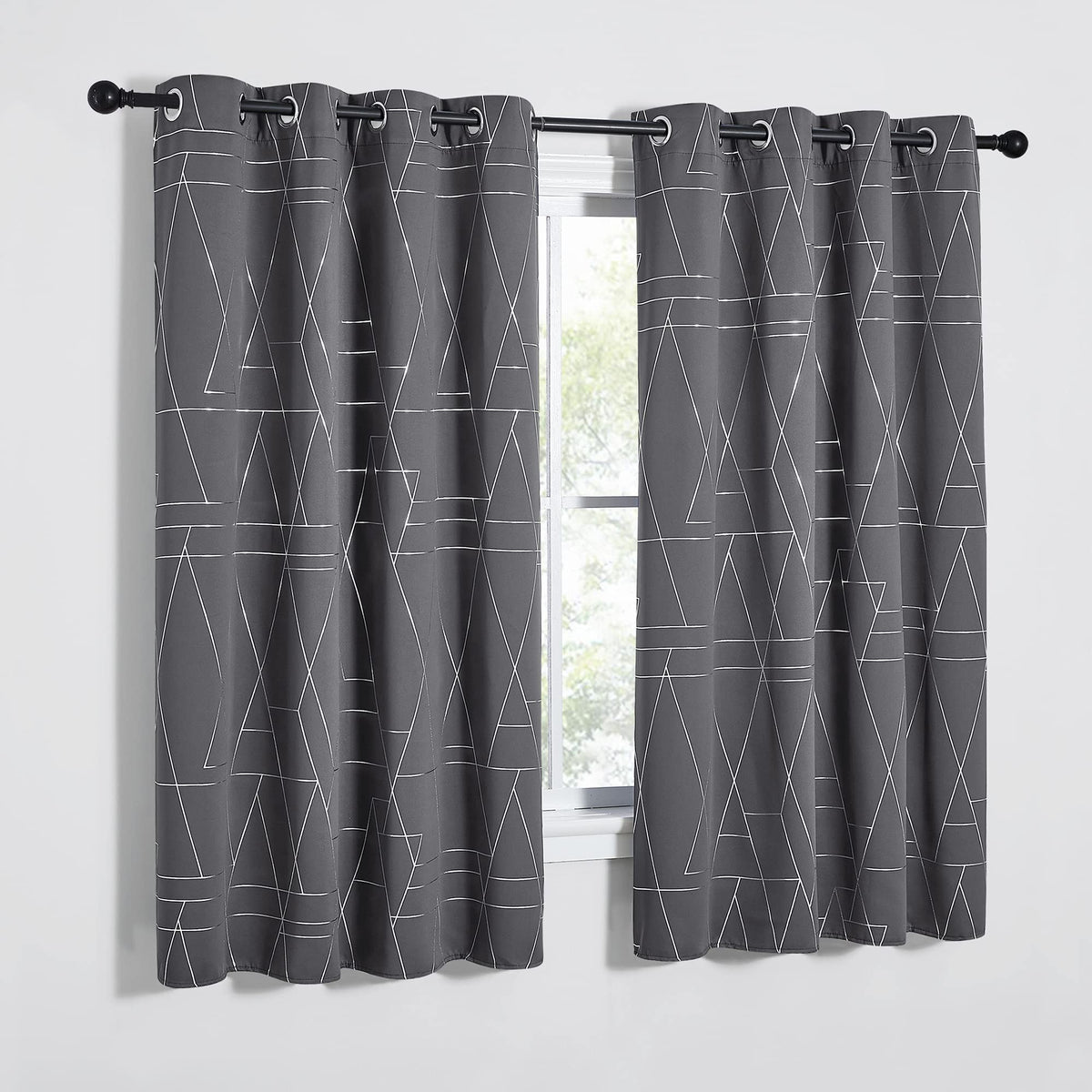 NICETOWN Halloween Blackout Curtains, 2 Panels, 52 x 63 Inch
