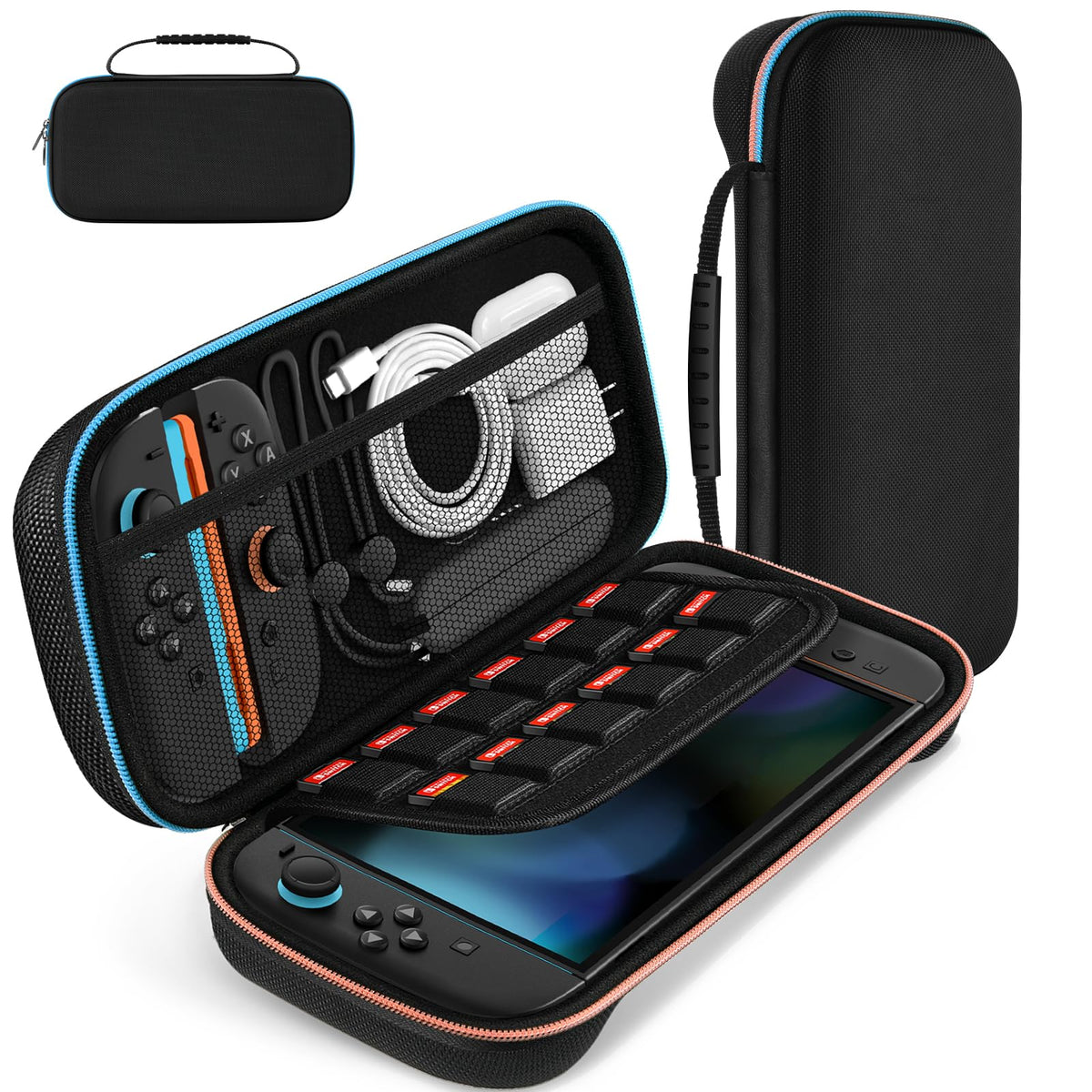 ivoler Hard Shell Carrying Case for Nintendo Switch 2, Black