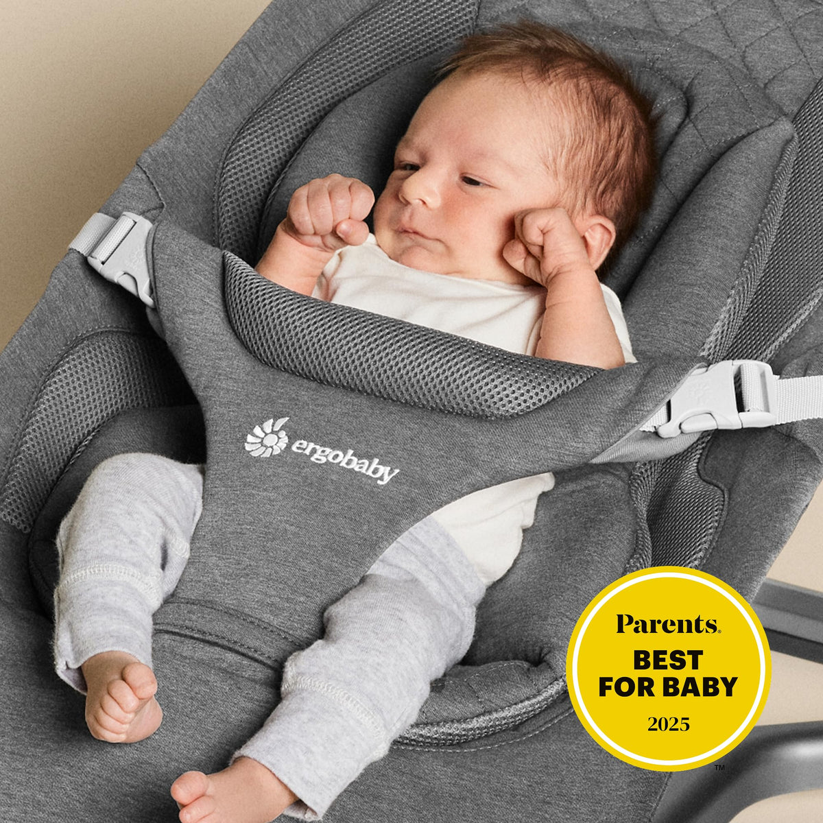 Ergobaby Evolve 3-in-1 Bouncer Seat, 5.5-25 lbs