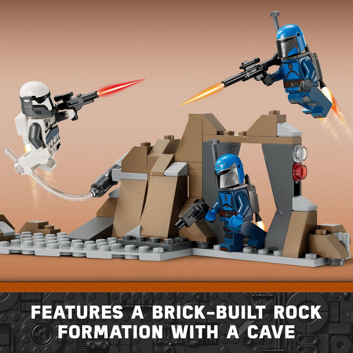 LEGO Star Wars Mandalorian Ambush on Mandalore Battle Pack, 75373