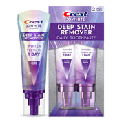 Crest 3D White Deep Stain Remover Toothpaste, 67 ml, 2-Pack