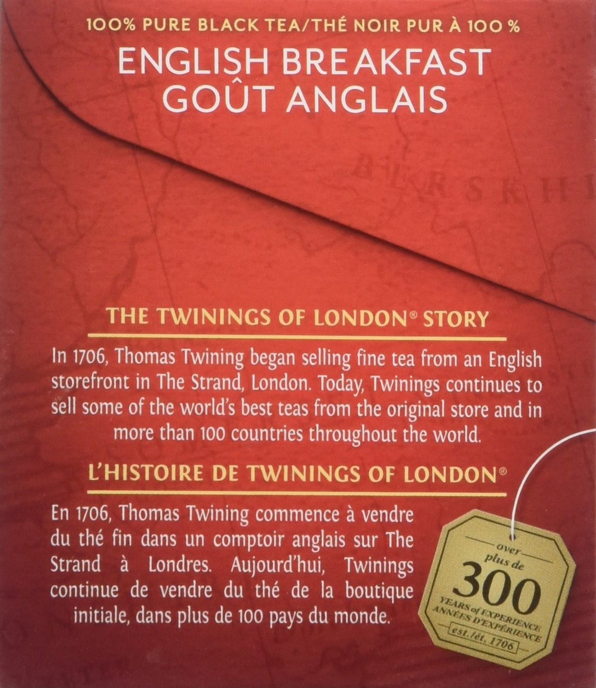 Twinings English Breakfast Black Tea, 6 x 20 Bags