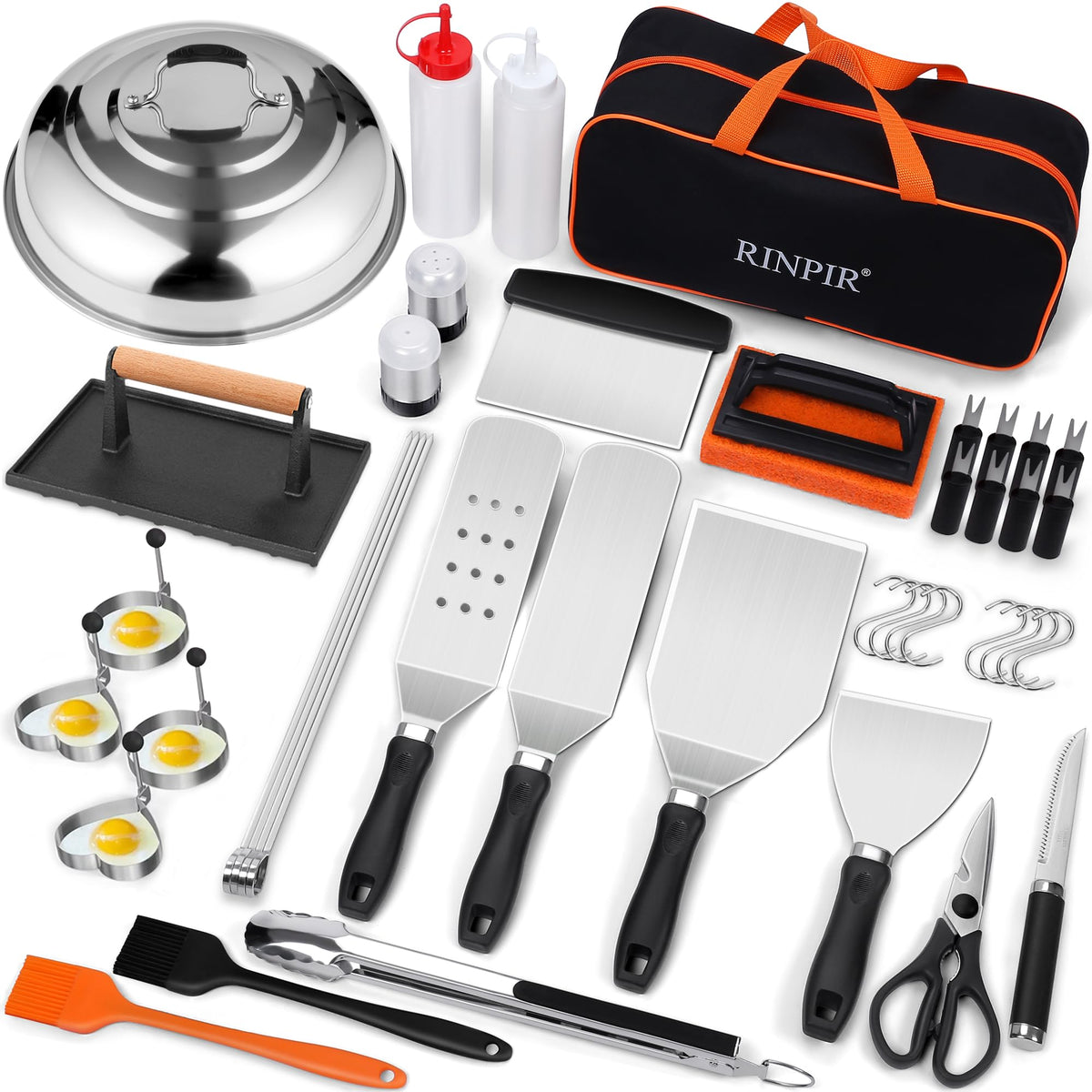 RINPIR Griddle Accessories Kit for Blackstone, 42 Pieces