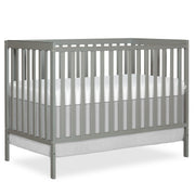 Dream On Me Synergy 5-in-1 Convertible Crib, Cool Grey