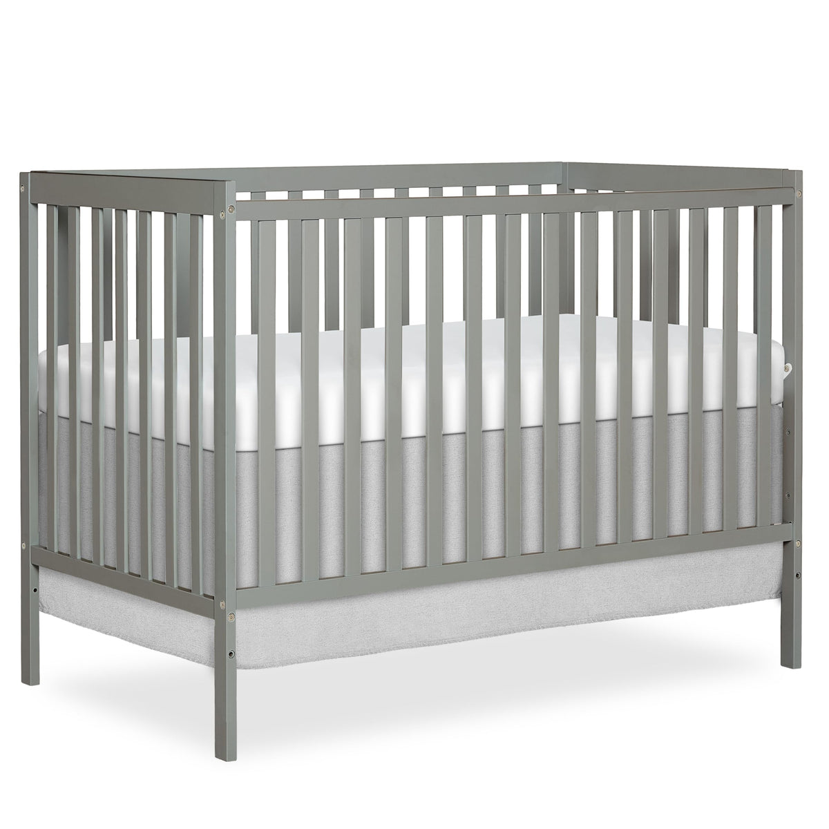 Dream On Me Synergy 5-in-1 Convertible Crib, Cool Grey