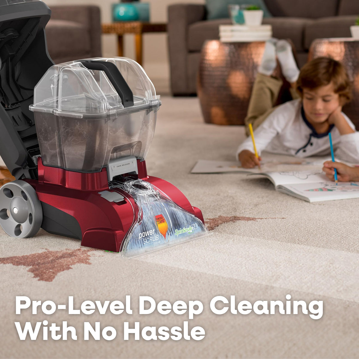 Hoover PowerScrub Deluxe Carpet Cleaner, FH50150NC