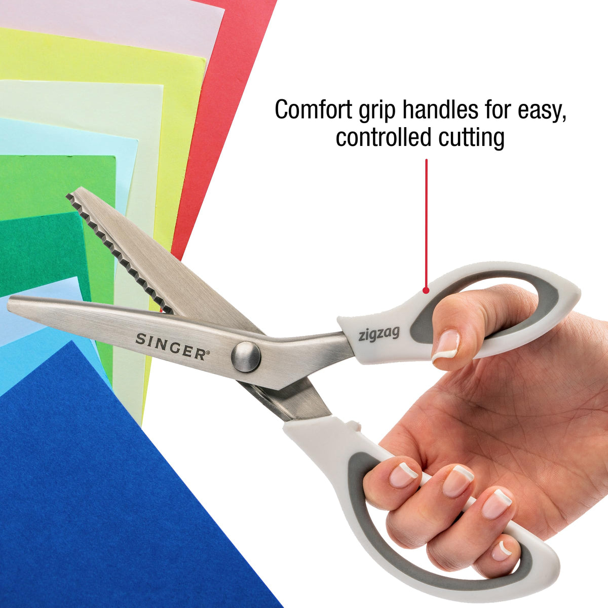 SINGER ProSeries 9" Pinking Shears, Stainless Steel