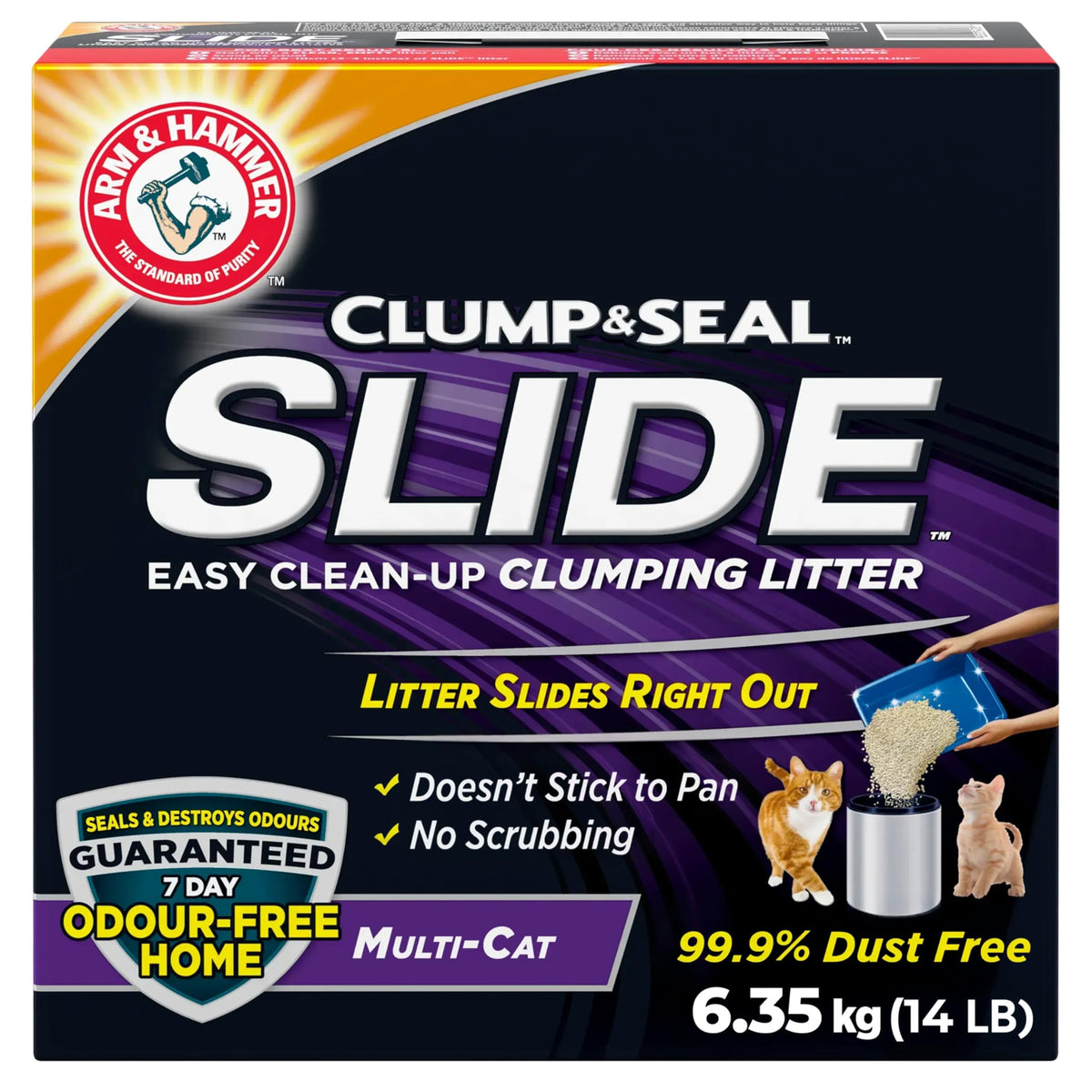 Arm & Hammer Slide Multi-Cat Clumping Clay Litter, 6.4 kg