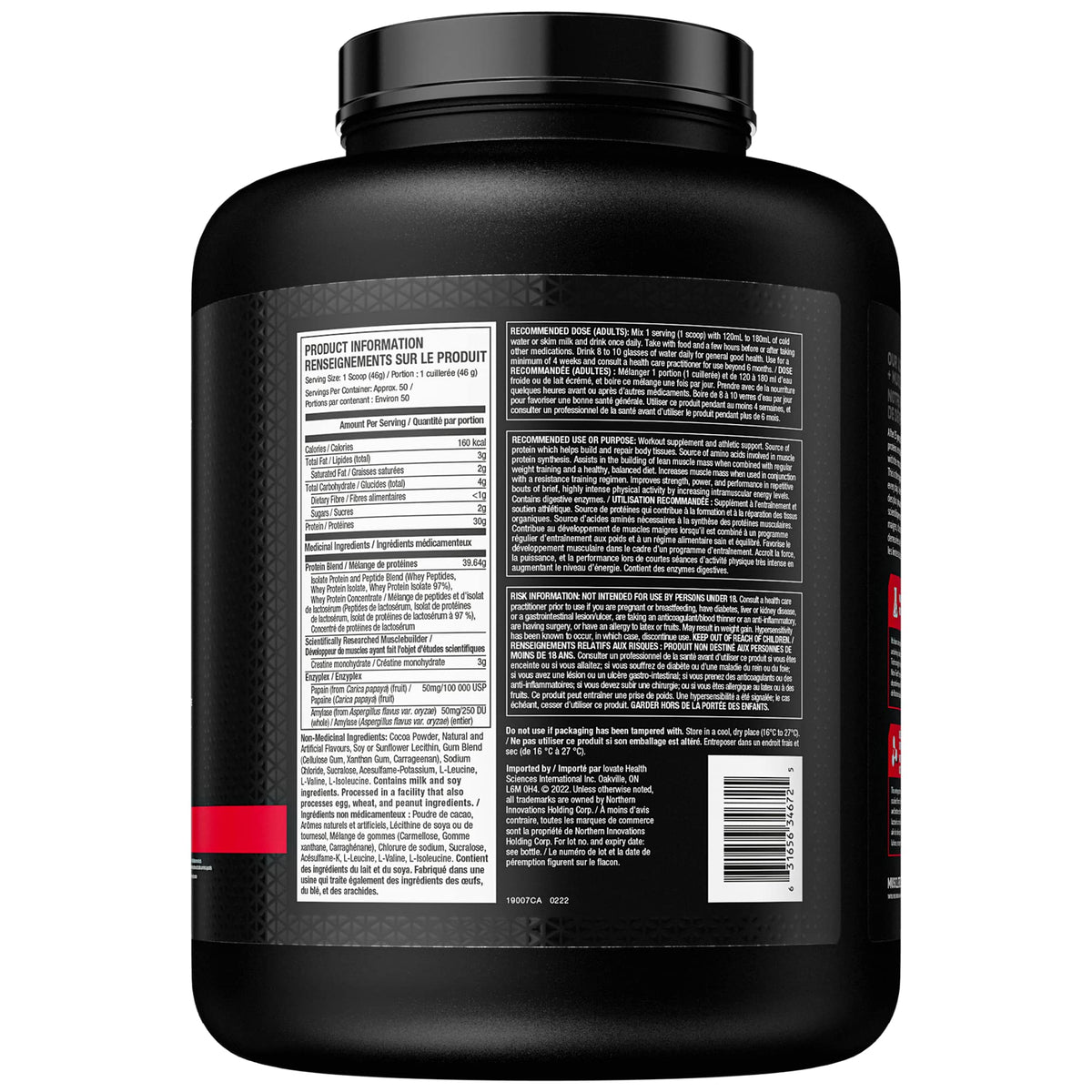 Muscletech Nitro-Tech Whey Protein Powder, Milk Chocolate