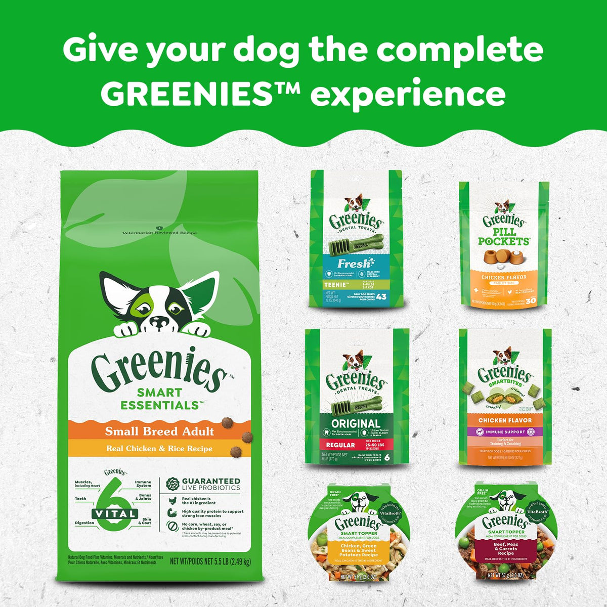GREENIES Original Regular Dog Dental Treats, 36 oz (36 Count)