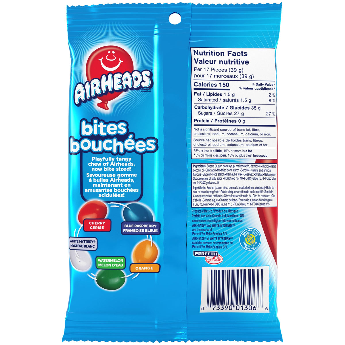 Airheads Bites Original Fruit Candy, 200 g