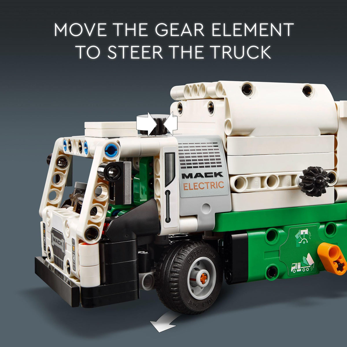 LEGO Technic Mack LR Electric Garbage Truck, 42167