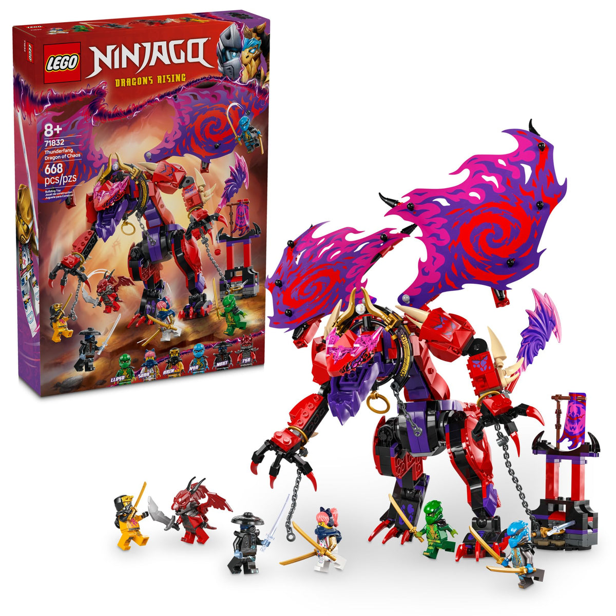 LEGO Ninjago Thunderfang Dragon of Chaos, 71832