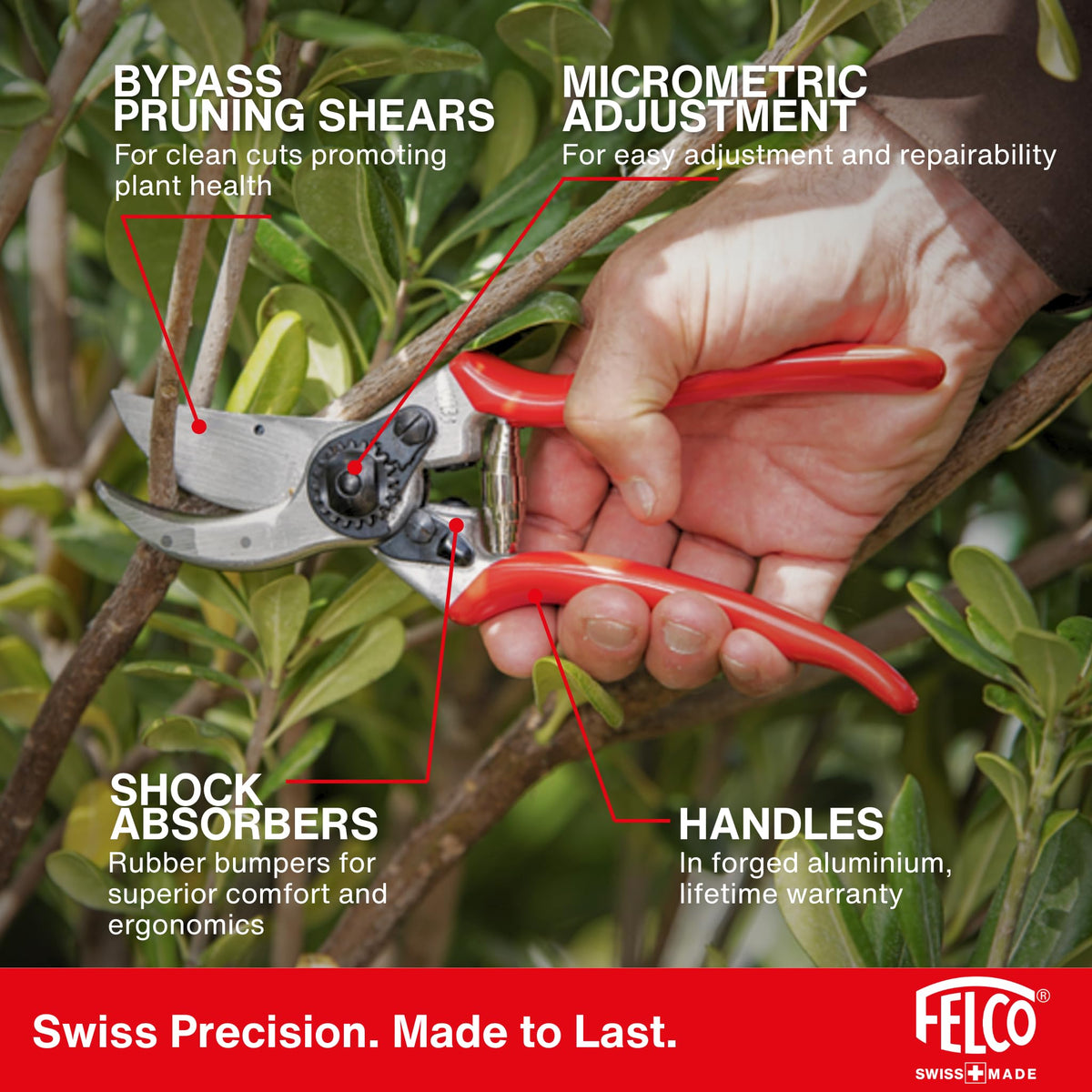 Felco F-2 Classic Manual Hand Pruner