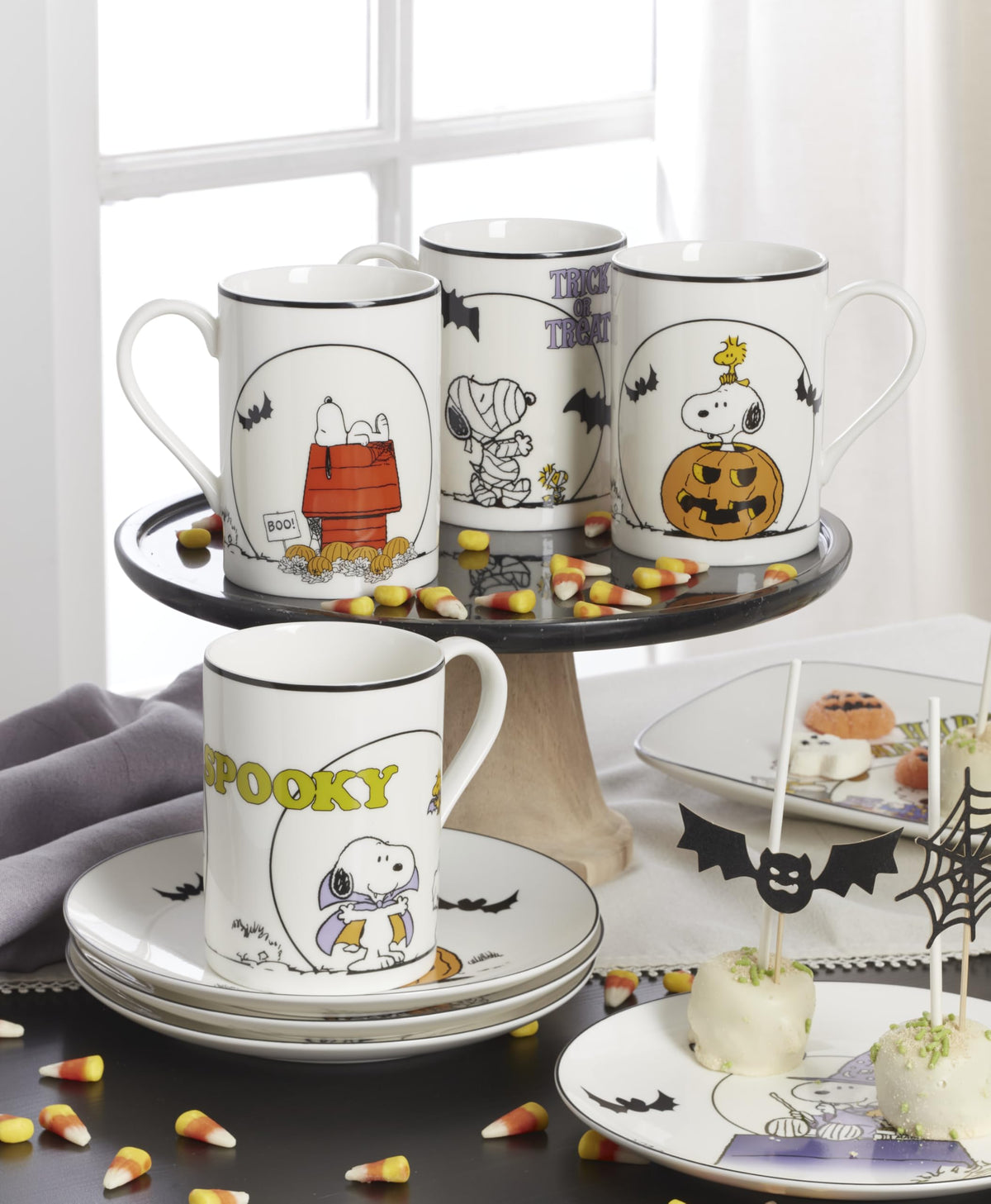 Lenox The Great Pumpkin Porcelain Mug Set for 4