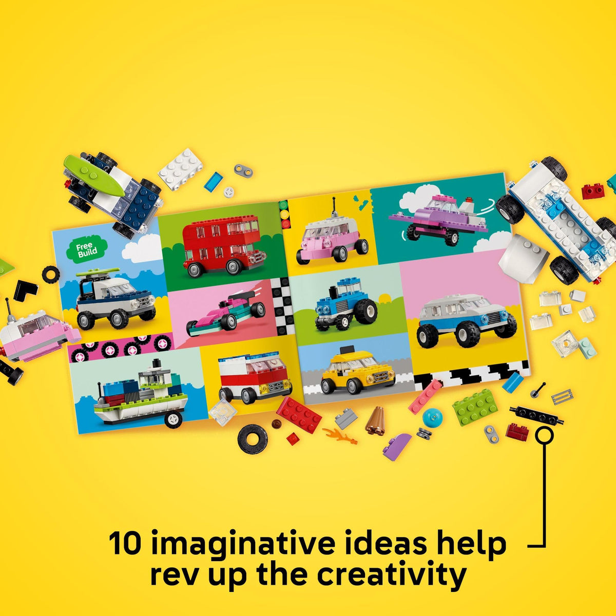 LEGO Classic Creative Vehicles Building Kit, 11036