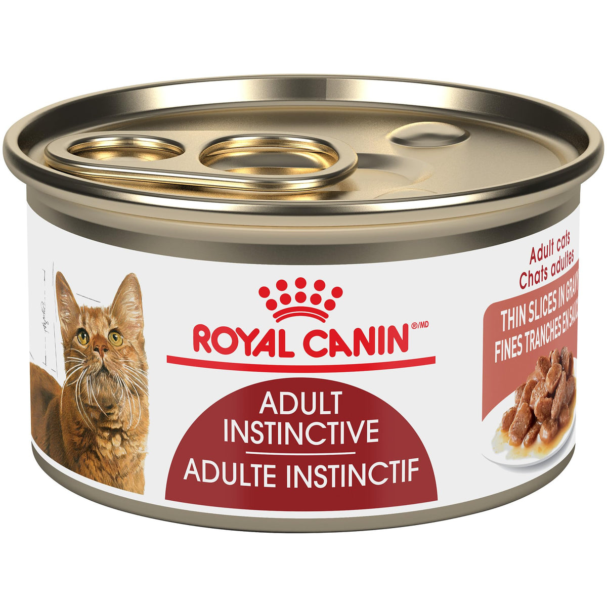Royal Canin Adult Instinctive Thin Slices in Gravy Cat Food, 24 x 3 oz