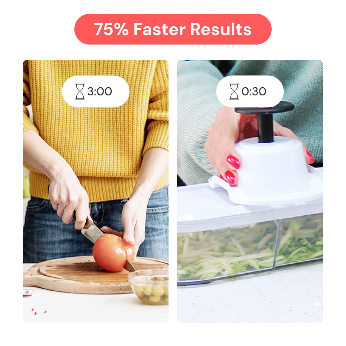 Fullstar Pro Core Vegetable Chopper and Mandoline Slicer, White