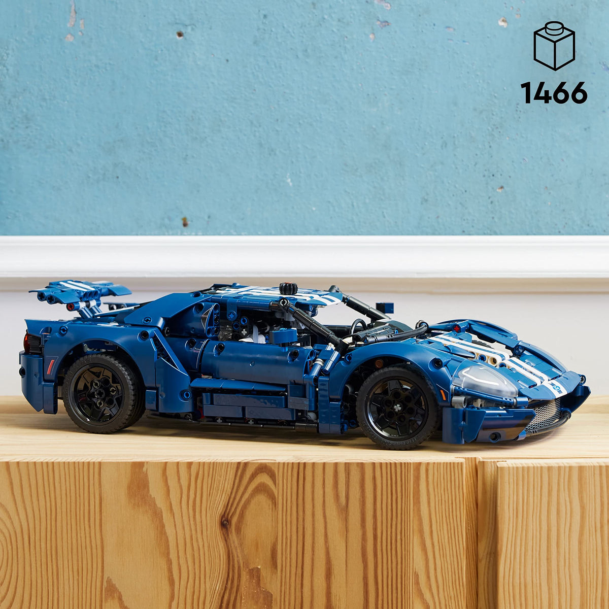 LEGO Technic 2022 Ford GT Car Model Kit, 1:12 Scale, 42154